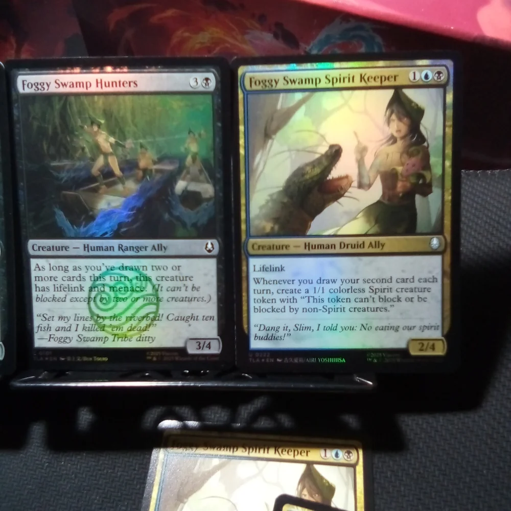 Set Of 13 MTG Foggy Swamp Cards From Avatar The Last Airbender ~ Some Foil